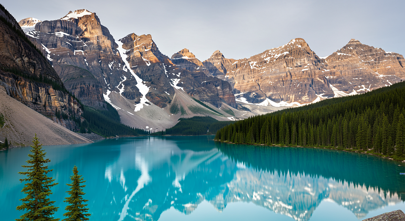 Moraine Lake in Banff National Park, Canada